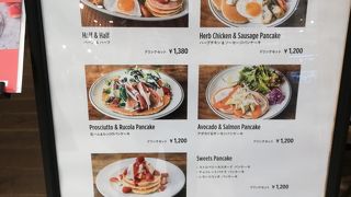 おかず系パンケーキがおすすめ