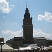 クラクフの旧市庁舎の塔（世界遺産の構成資産）