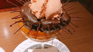 夜パフェ「ミル」うにパフェ