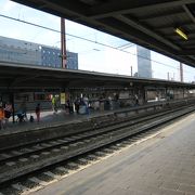 トゥルネーからブルージュに行くのに乗り継いだブリュッセル南駅