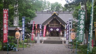 例大祭の朝の様子