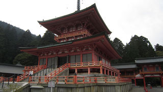 国宝根本中堂があるエリア。