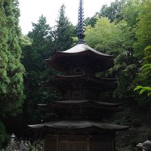 国宝の八角三重塔