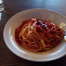 アラビアータのランチ