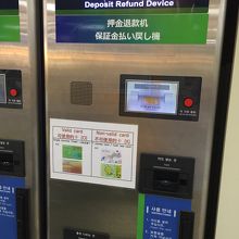 デポジットを返金する機会