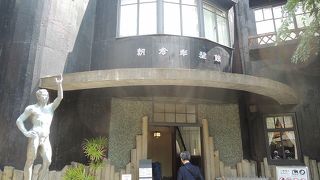 五月に行ったので屋上庭園のバラがきれいでした