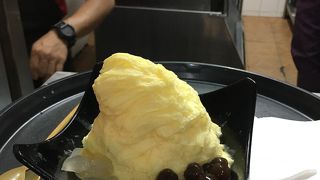 かき氷を食べました