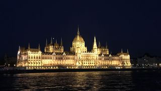 ドナウ川ディナークルーズで夜景を満喫