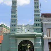 緑色のモスク