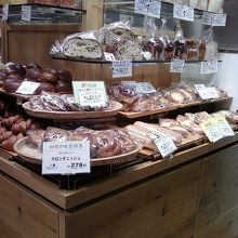 パンの方のスペースです。