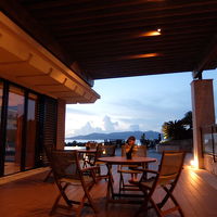 レストランのテラス