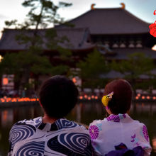 東大寺の鏡池から。