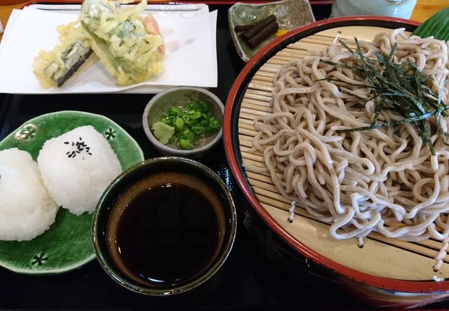 道の駅にあるお蕎麦屋さん