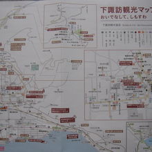 観光案内所でもらったマップが分かりやすい