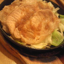 豚肉のしょうが焼