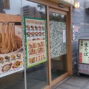 まあ、立ち食いそば屋です