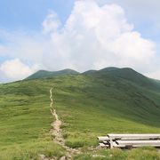 平標山からの稜線がすばらしい