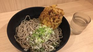 冷しかき揚げ蕎麦！