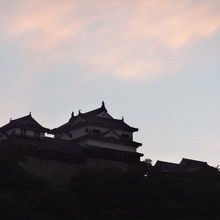 天守閣のアップ