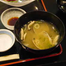 味噌汁は良い出汁が出ています