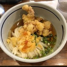 冷やしぶっかけとり天うどん