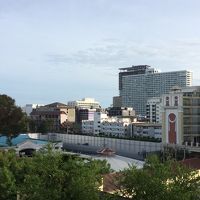 コロナ棟6階2609号室からヒルトン方向。