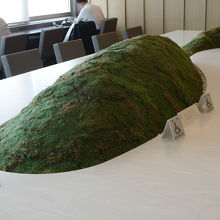 苔の山が置かれています