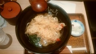 あまり並ばずに済む美味しいきしめん屋さん