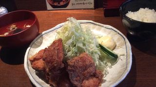 竜田揚げ定食