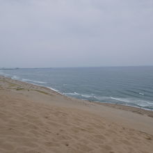 砂丘と日本海
