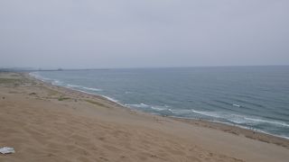 真夏の砂丘は暑い