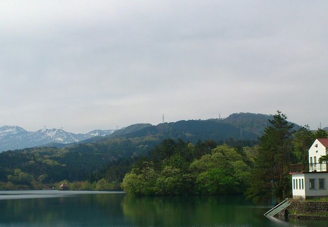 池が美しい公園