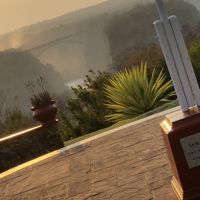 ビクトリア滝の水煙