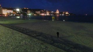 夜の白良浜