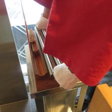 八ッ橋の手焼体験