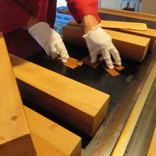 八ッ橋の手焼体験