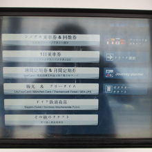 色々な切符があるのでクリックするとさらに詳しく説明