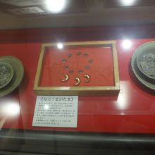 出土品の一部も紹介されている