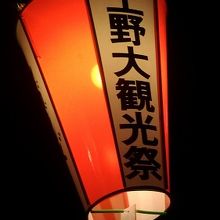 公園内はこの提灯でライトアップされていました