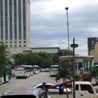 smの駐車場にできた、My Busのターミナル