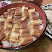 穴子丼と牡蠣