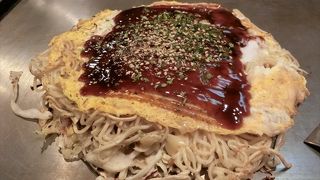 呉駅でお好み焼き
