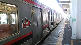 会津若松９時09分発快速郡山行きは４両編成での運転です