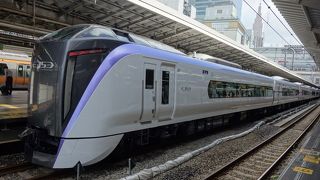 E353系に初めて乗車