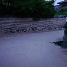 Ｌ字に曲がった道