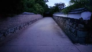 日没直後に行ってみた