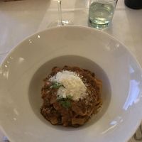 夕食にレストランで食事しました。おいしかったです。