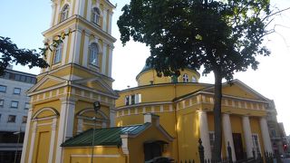 新市街にあるラトビア正教会、アレクサンドルネフスキー教会