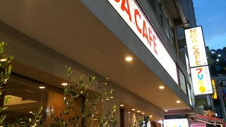 ワッフルが美味しい