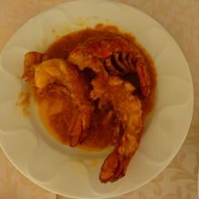 定番エビチリです．